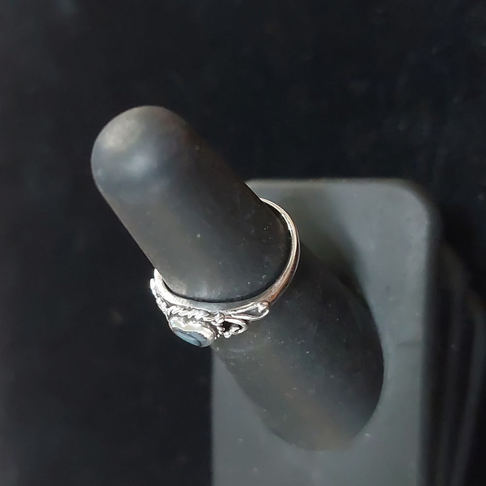 Sterling Silver Abalone Ring Assorted Sizes. - Picture 4 of 7